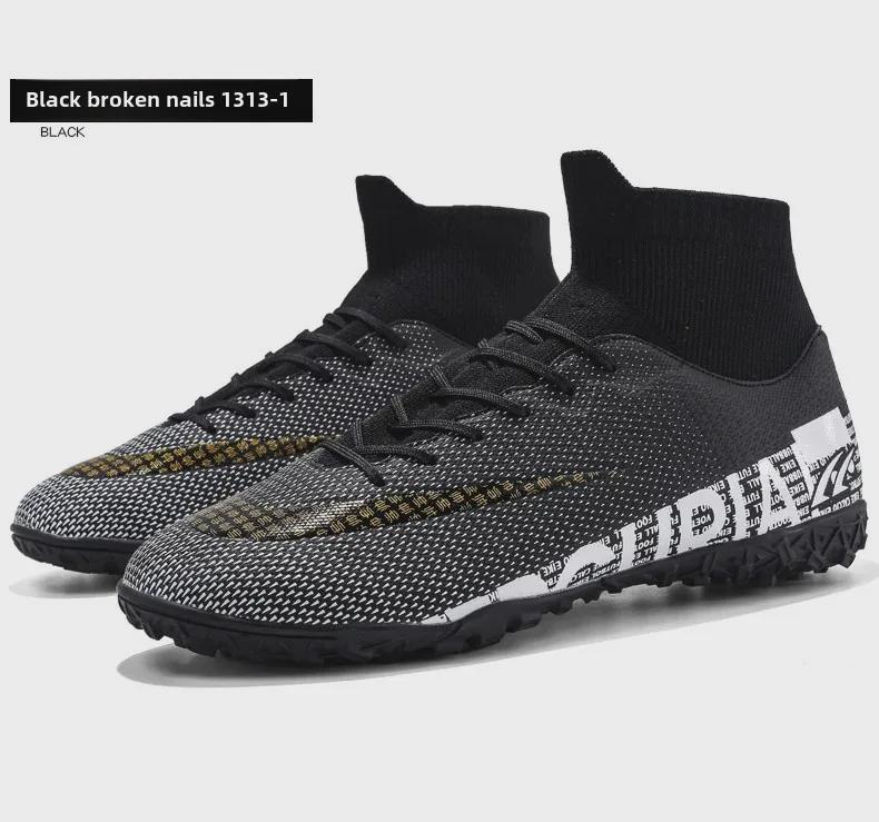 24 New High-Top Football Shoes for Men & Women: Suitable for AG, TF, Students & Adults; Perfect for Sports Training. Hot Sale!