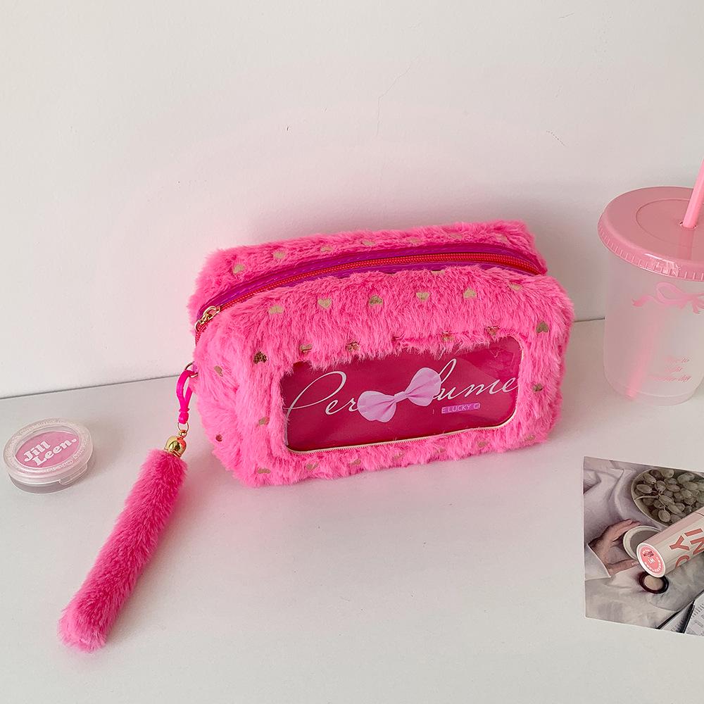 Portable Large-Capacity Makeup & Stationery Bag for Girls