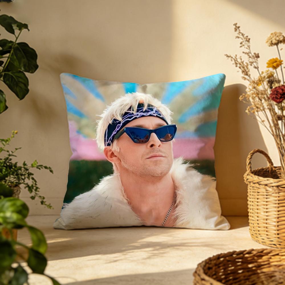 Trendy RRyan Goslinging Cushion Cover Versatile DoubleSided Pillow Case Fit for Sofa Bed Car Daily Decor