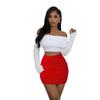 Mini Pleated Skirt Women's Summer Double Layer High Stretch Gathered Bodycon Midi Skirt Elegant For Casual And Formal Occasions Stylish Half Skirt