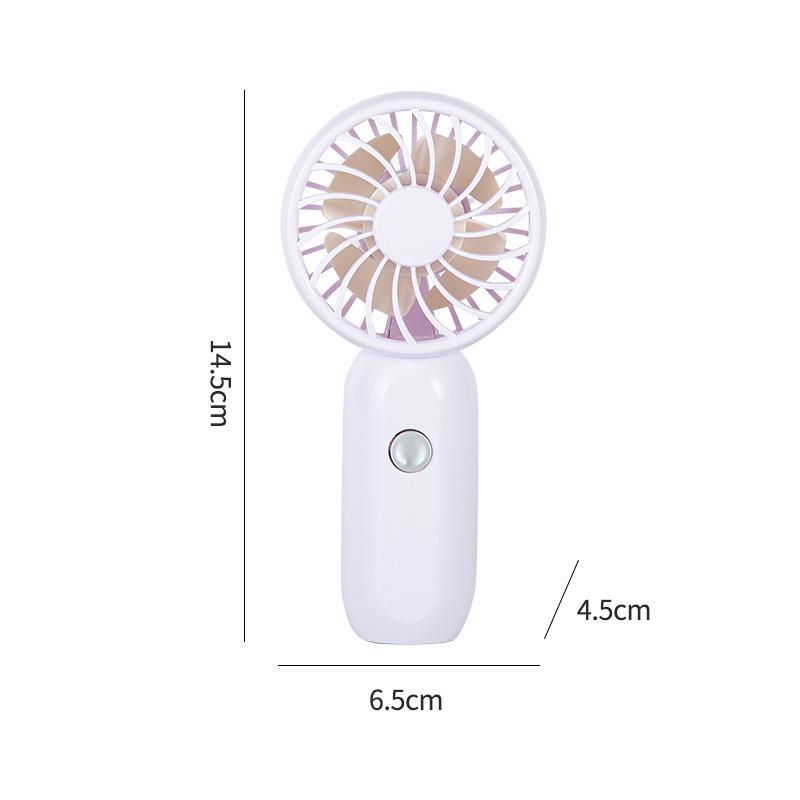 

2025 Douyin Mini Portable Handheld Fan – Lightweight Outdoor Companion for Students. 6.3*4.3*13.2 cm світло-фіолетового кольору