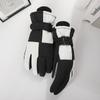 Ski Gloves for Winter Thickened Waterproof Men and Women Plus Velvet Thickened Anti Slip Cold Proof Riding Touch Screen Warm Gloves
