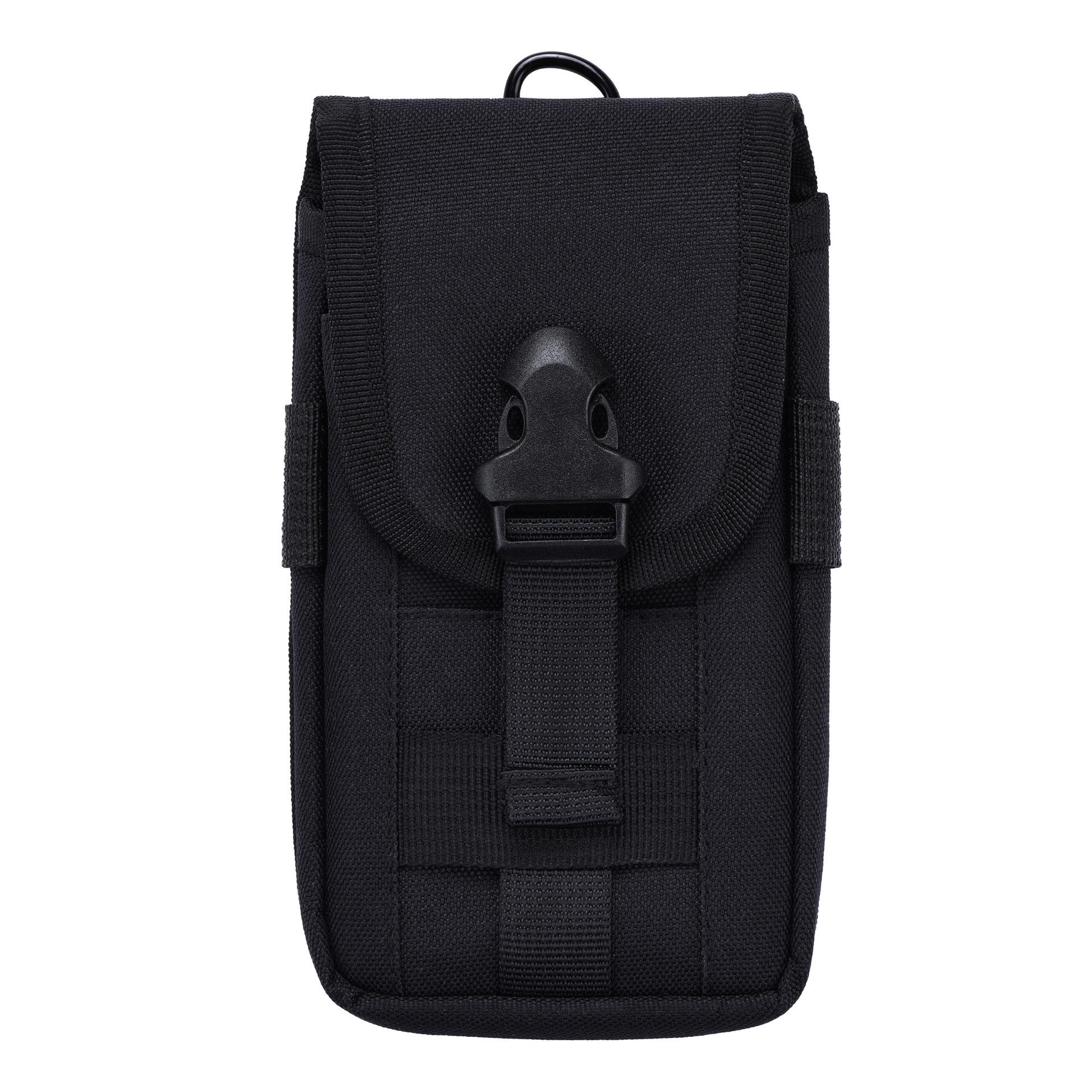 

Nylon Oxford Waist Bag for iPhone 14/15 – Multifunctional, Double Layer with Card Slot For phones below 7.5 inches чорний