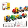 Educational Building Toy Mini Transport Model 3D Stereo Game Props Office Ornament Scene Building