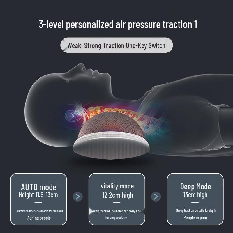 Breo Back Traction Neck Massager Pillow