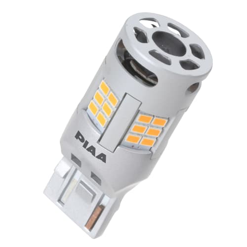 PIAA LED Amber for Turn Signal Equipped with Cooling fan/Built-in High Flash Prevention Function 1100lm 12V T20 2 Year Warranty Vehicle Inspection Com