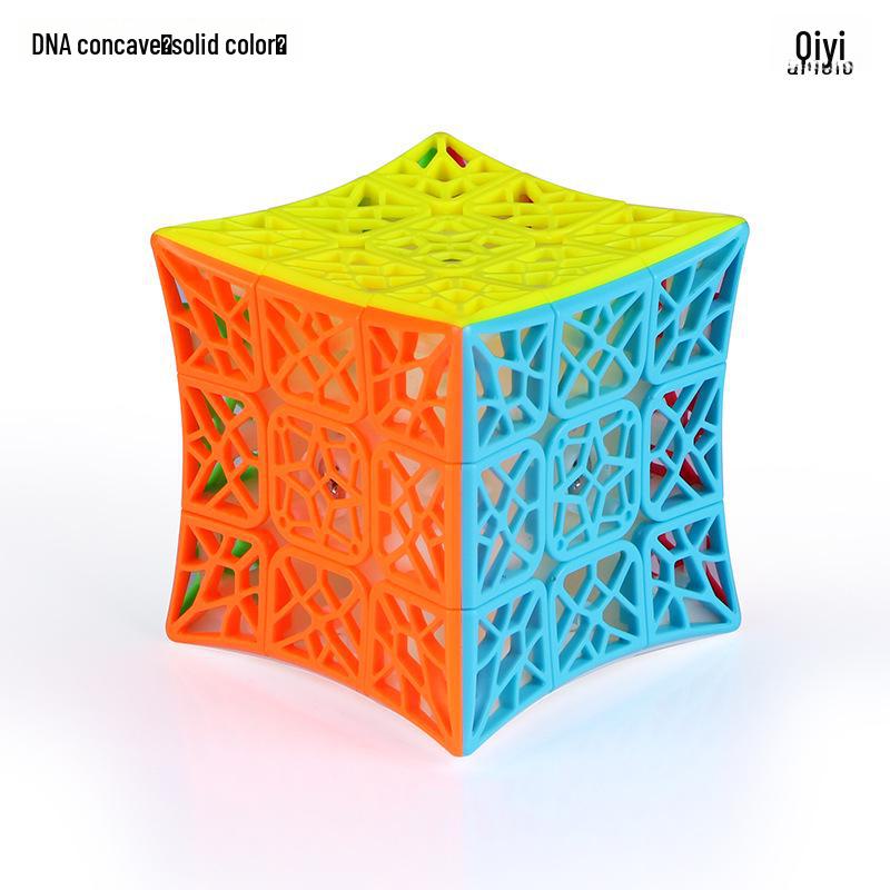 Qiyi 3x3 Zauberwürfel und Pyramide Ahornblattform Rotationsspielzeug Set für die frühe Bildung von Kindern