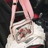 Storage Bag Transparent Jelly Crossbody Bag Clear Transparent Handbag PVC Shoulder Bag  Outdoor