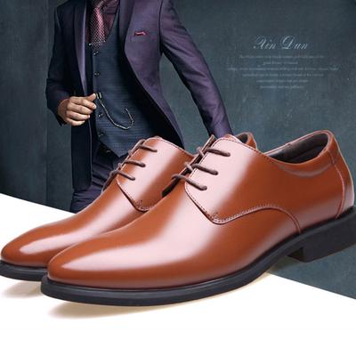 Μόδα ανδρικά επαγγελματικά casual παπούτσια Δερμάτινα παπούτσια με μαλακή σόλα