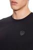 Emporio Armani Men's Black Cotton T-shirt, Short Sleeve, Size XL