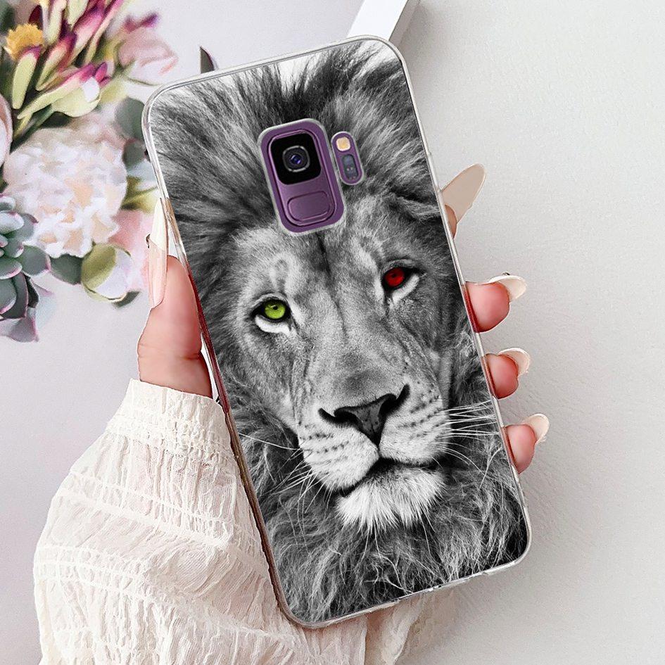 For Samsung Galaxy S9+ S9 Plus Case SM-G965F Cute Love Heart Strawberry Soft Silicone Cover on Samsung S9 S 9 SM-G960F TPU Coque
