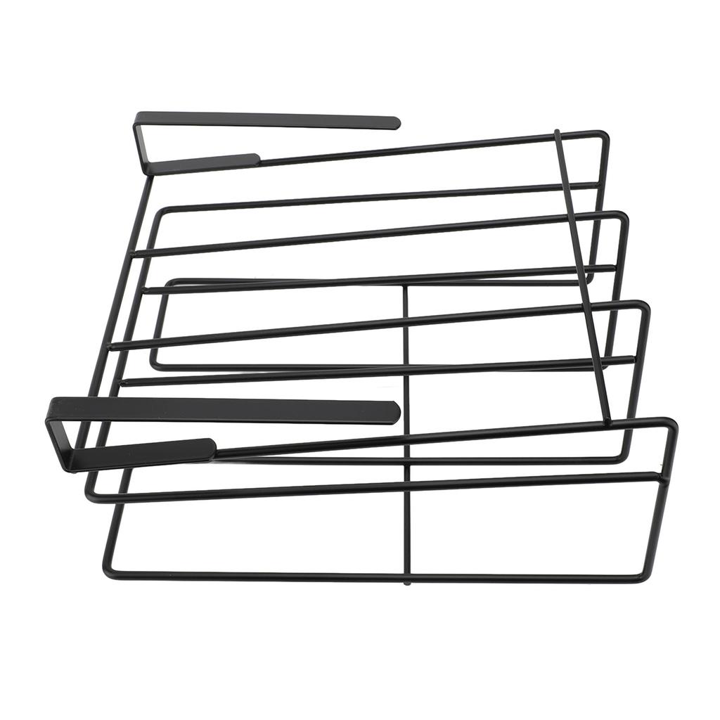 Under Cabinet Rack Multifunctional Carbon Steel Layered Under Cabinet Hanging Holder for Chopping
