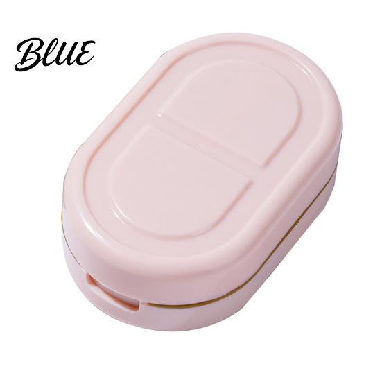 Daily Pills Organizer with Blade Pill Cutter Splitter Moisture-Proof Separate