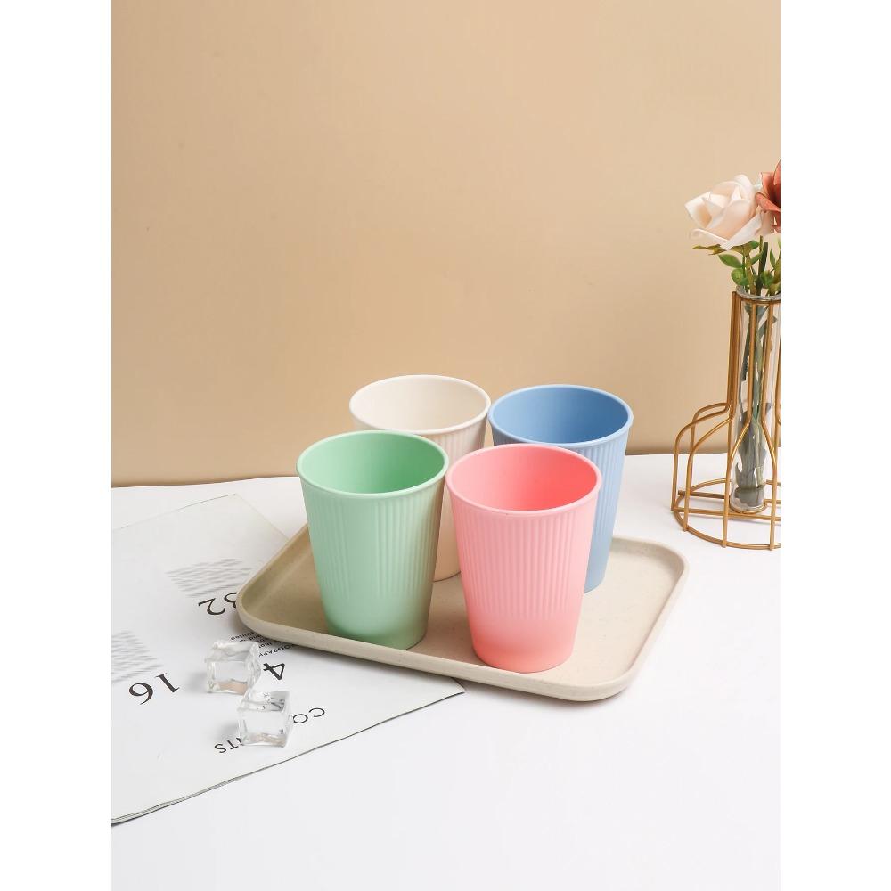4/11pcs Reusable plastic cup, PP material, multi-color, suitable for camping picnic kitchen and, microwave and dishwasher safe