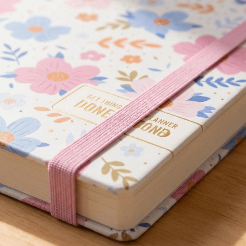 A5 Size Undated Academic Agenda High-Quality Paper Customizable Notebook  Personal Planning