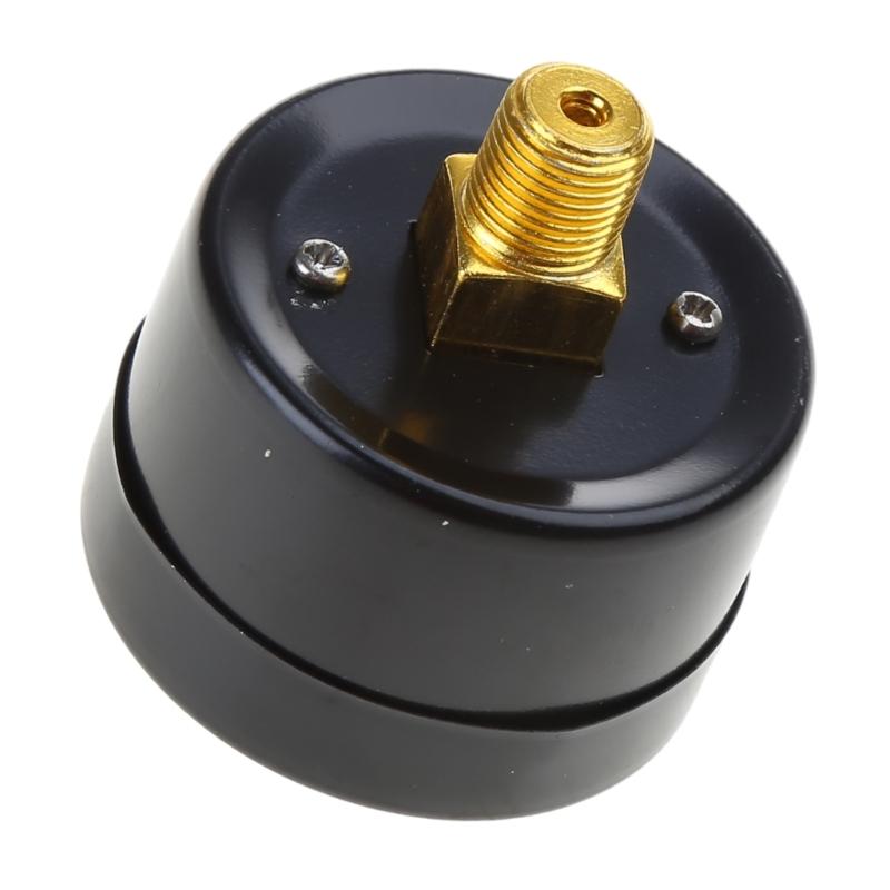 0~180PSI 0-12Bar Utility Air Pressure Gauge Fittings Connection for Air Compressor Water Oil Gas Diameter 4.2cm