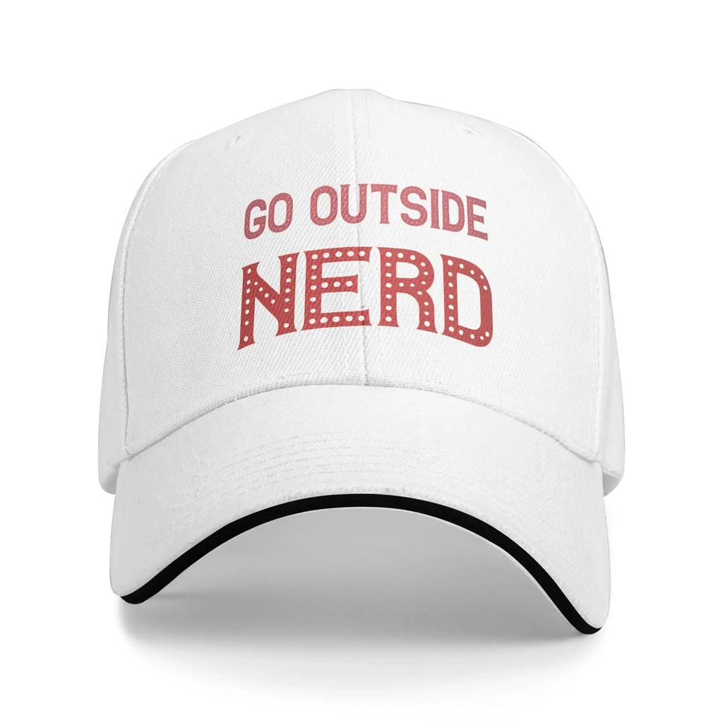 Summer Casual Baseball Cap Go Outside Nerd Outdoor Gym Trucker Hat For Unisex Men Dropshipping  Stylish Baseball Caps