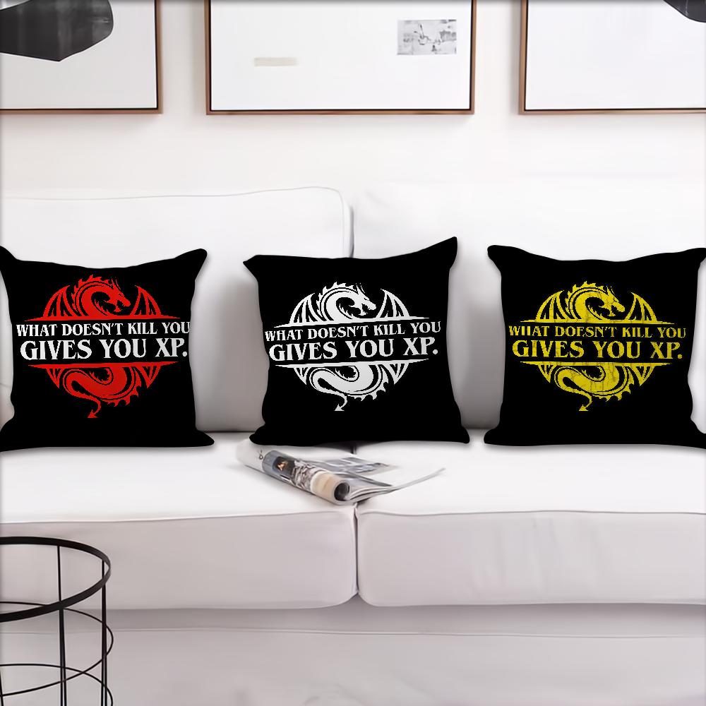 Anything That Doesn't Kill cushion cover Pillow Cover Decoration Room Home Sofa living Office Car Nordic Simplicity