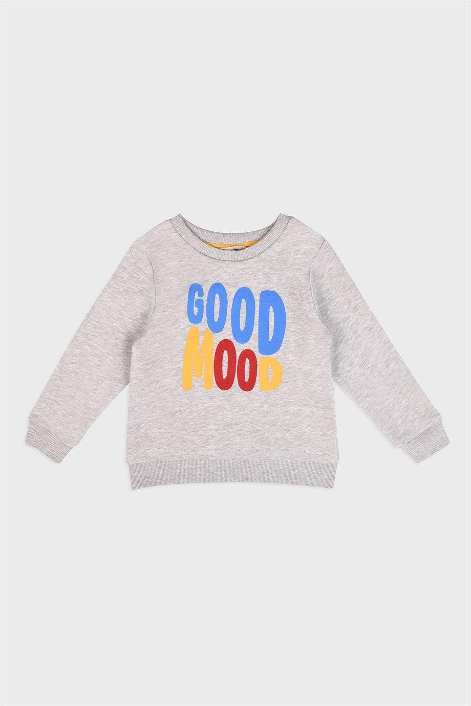 

Толстовка хорошего настроения для мальчиков 2-4 Years серый