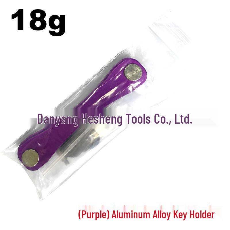 

Portable Aluminum Alloy Key Organizer: Outdoor EDC Multifunctional Storage Tool