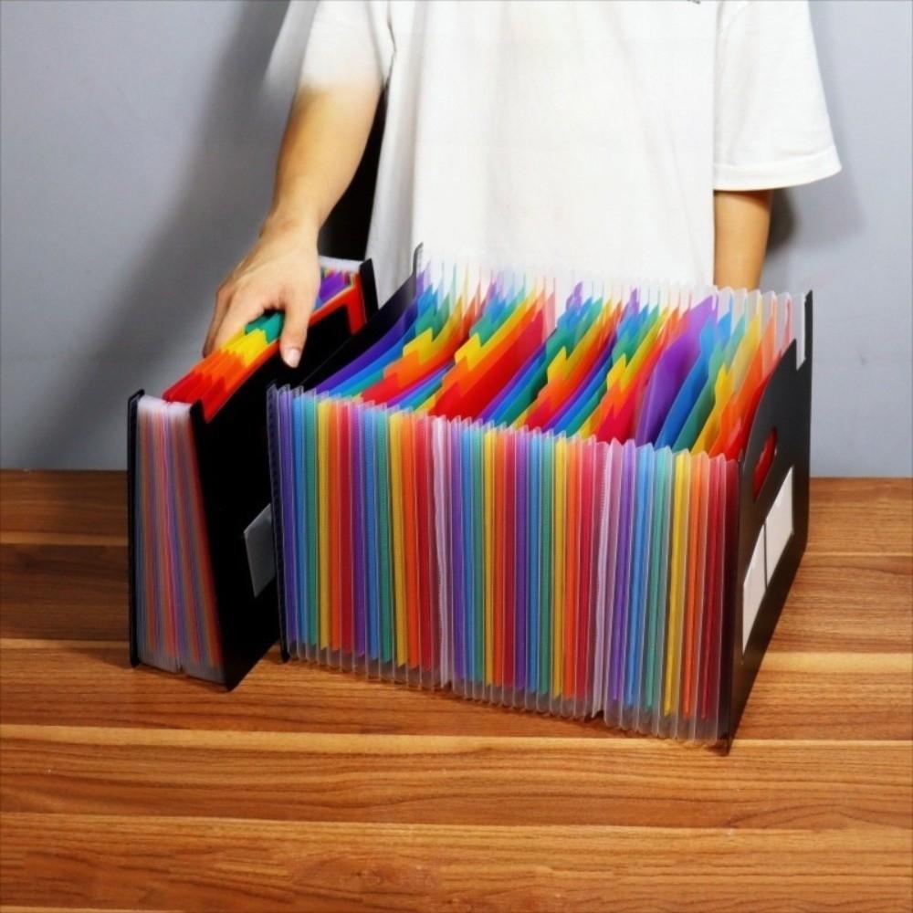 Plastic Expandable Filing Box 25 Pockets Art Supplies Folder File Folder Organizer  Drawing Paper