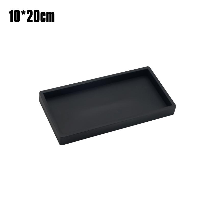 Bathroom Vanity Trays Silicone Kitchen Sink Countertop Dish Soap Sponge Storage Tray Toilet Tank Oval Storage Tray Home Decor