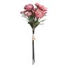 1 Bunch Artificial Camellia Flower Bouquet Realistic Fake Silk Flower