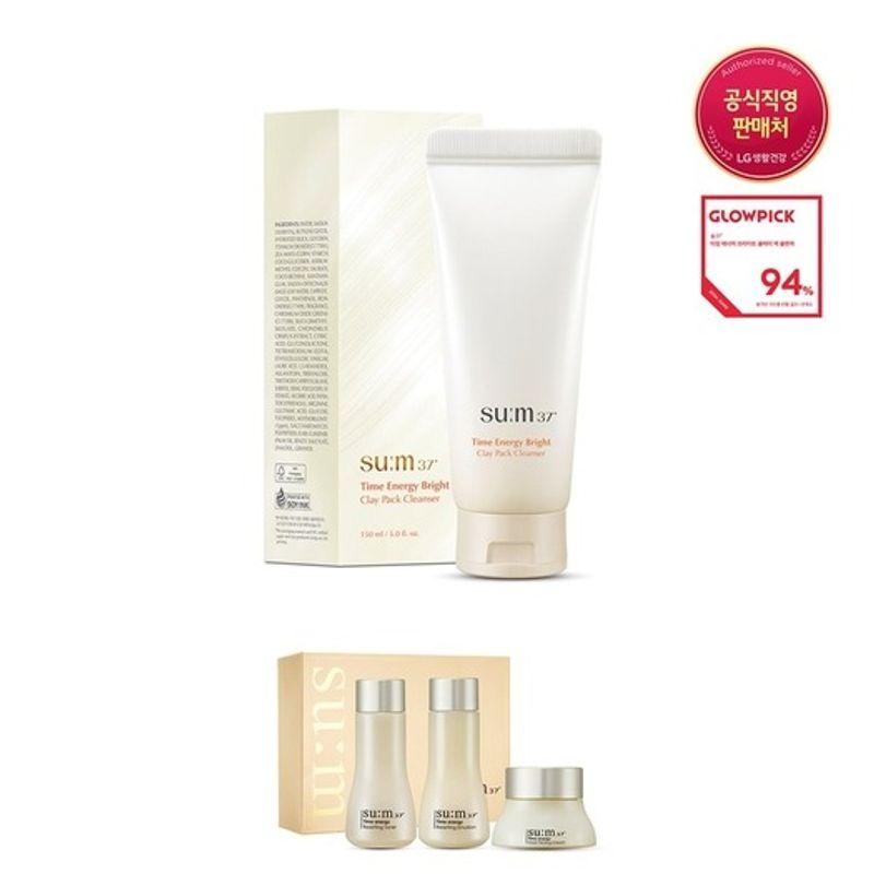 sum37 Time Energy Bright Clay Pack Cleanser FREE
