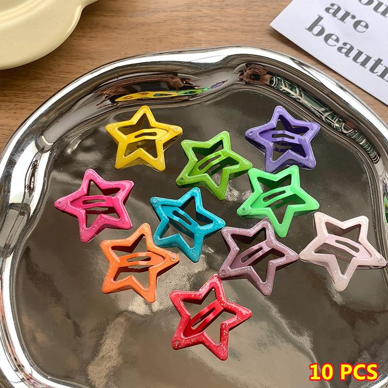 Super Süßes Stern Haarnadeln Set Damen Mädchen Kinder Haarspangen Haarklammern Haarnadeln Haarspangen Accessoires Haarspange Haarklammern Kopfschmuck Kopfbedeckung