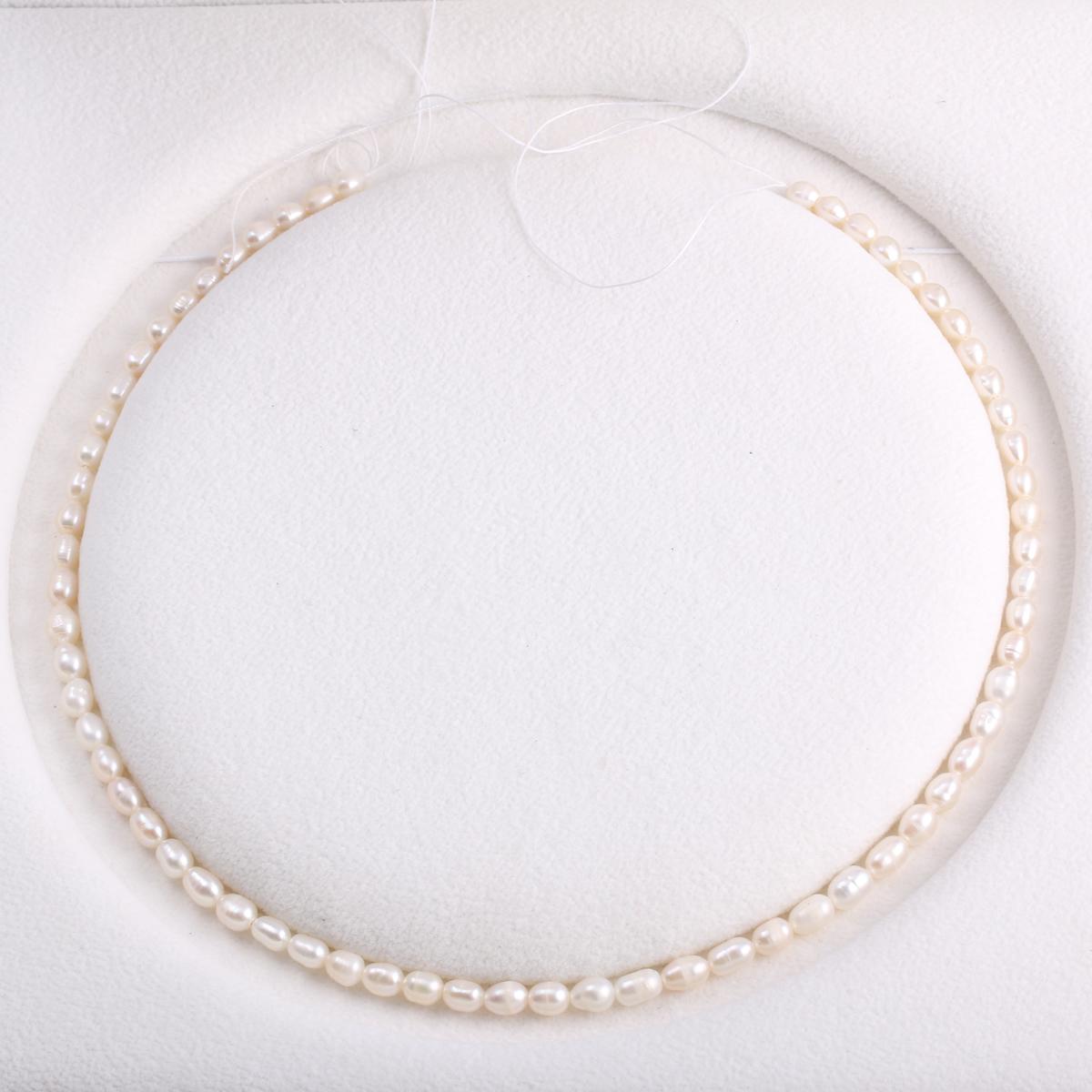 

1String, Natural Freshwater Rice Shape Pearl, 5-6mm White Loose Spacer Pearl Beads for Jewelry Making DIY Holiday Gift, Women s Crafts, 36cm 1String/5-6mm-36cm белый