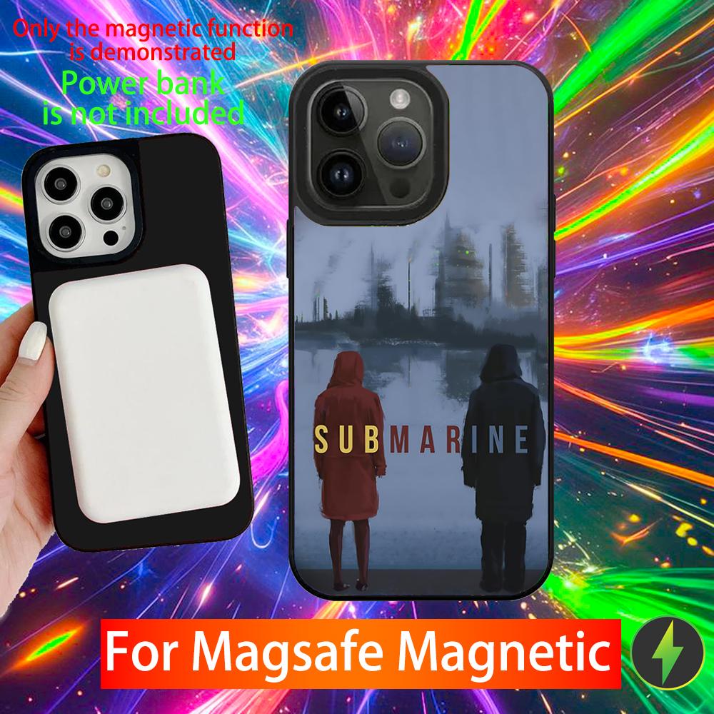 Submarine The Marias Phone Case For iPhone 16,15,14,13,12,11,Pro,Max,Plus,Mini,SE New Magsafe Magnetic Wireless Charging