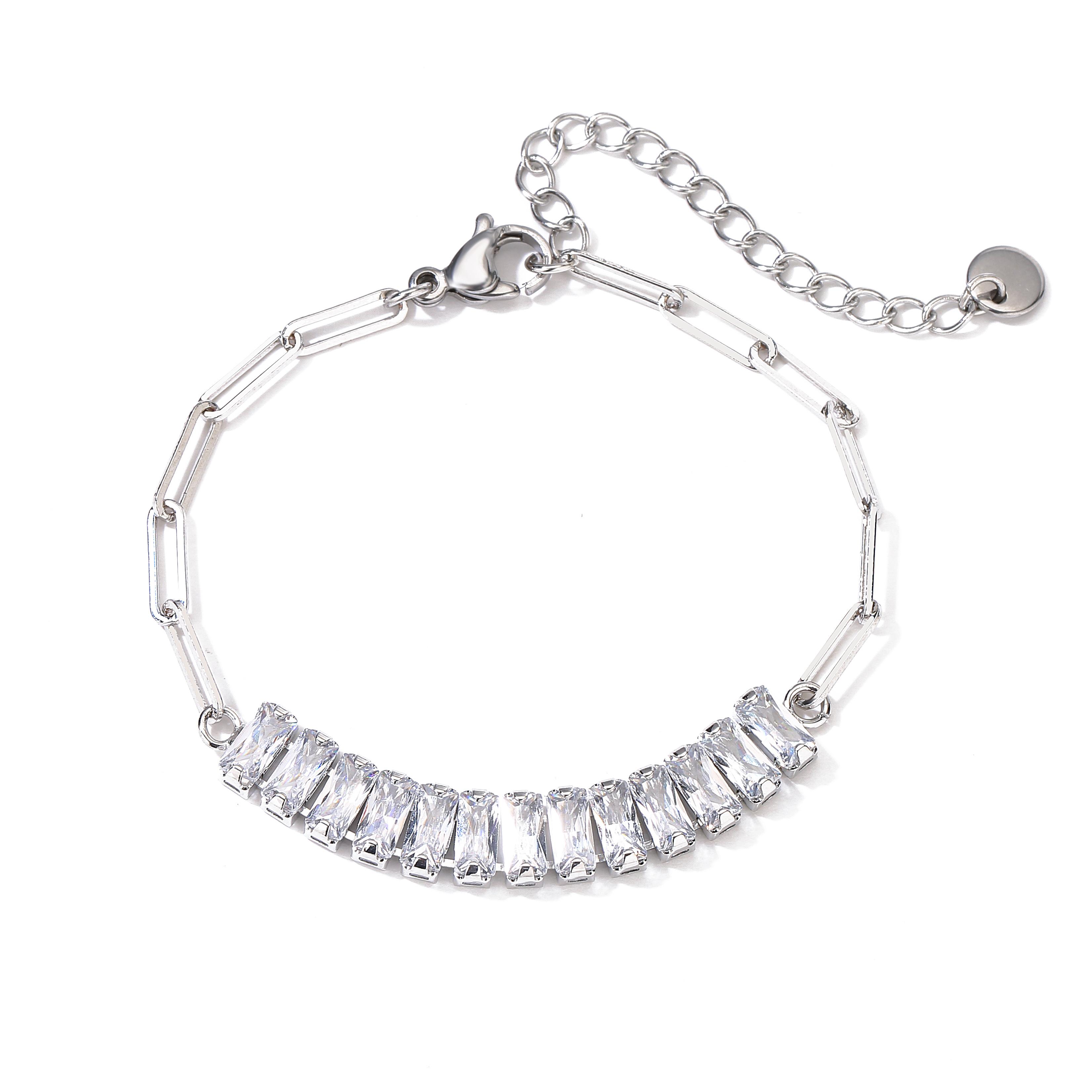 HECHENG,CZ Choker Necklace Bracelet Shiny Crystal Necklace Zircon Tennis Chain Zircon Dropshipping