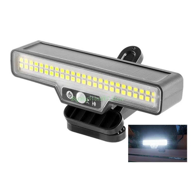 

24TE Solar Clip Light with Motion Auto on Waterproof Design for Outdoor Garden белый