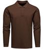 2-Pak Polo Longsleeve Premium Brązowa I Beżowa - S