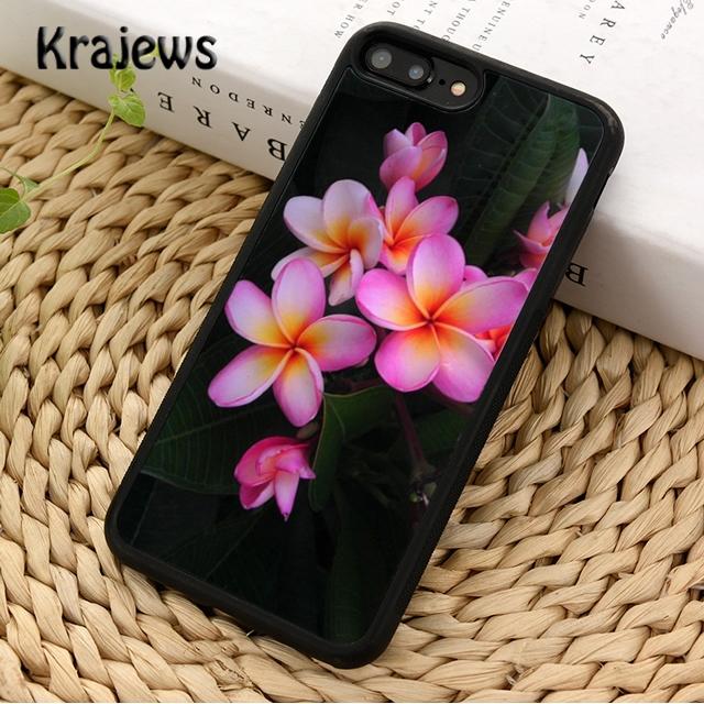 Krajews Frangipani Tropical Flowers For iPhone 17 Air 16 Phone Case Cover 15 14 plus 12 13 pro max coque Fundas