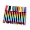 Marker Pens Painting Watercolor Pen Set Colorful Paint Markers, Smooth Art Project marker Pens for Cards Black Papers, 12 12 Colors