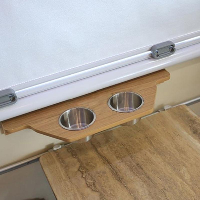 Uchwyt na kubek Odporny na rdzę Wpuszczany Wstawka Uchwyt na napoje do przyczepy Kampery Uniwersalny Stal nierdzewna Uchwyt na kubek Napój Puszkę