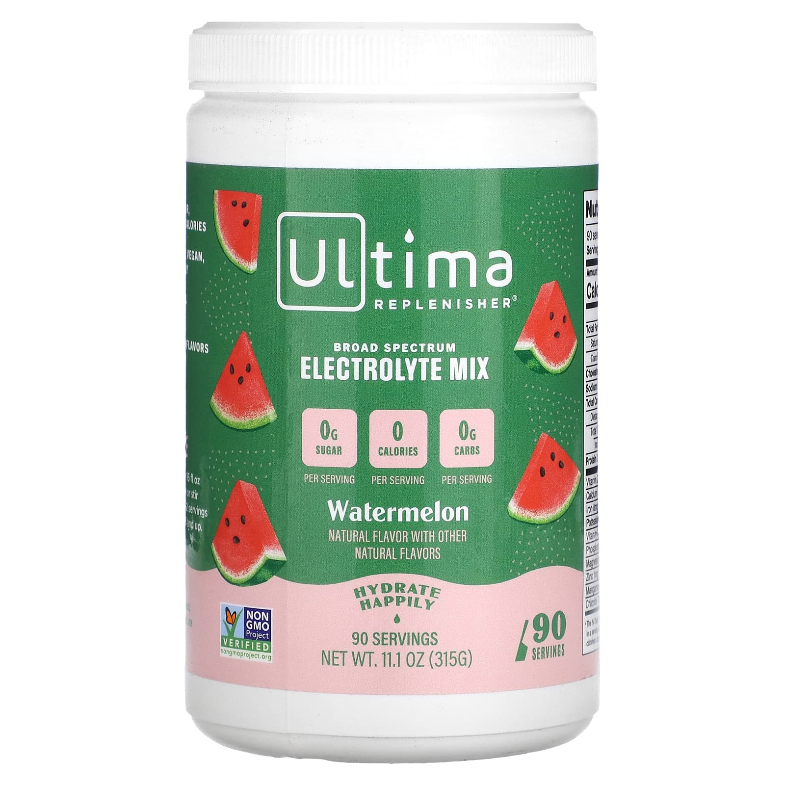 

Ultima Replenisher, Суміш електролітів, Смак кавуна, 11.1 унції (315 г)