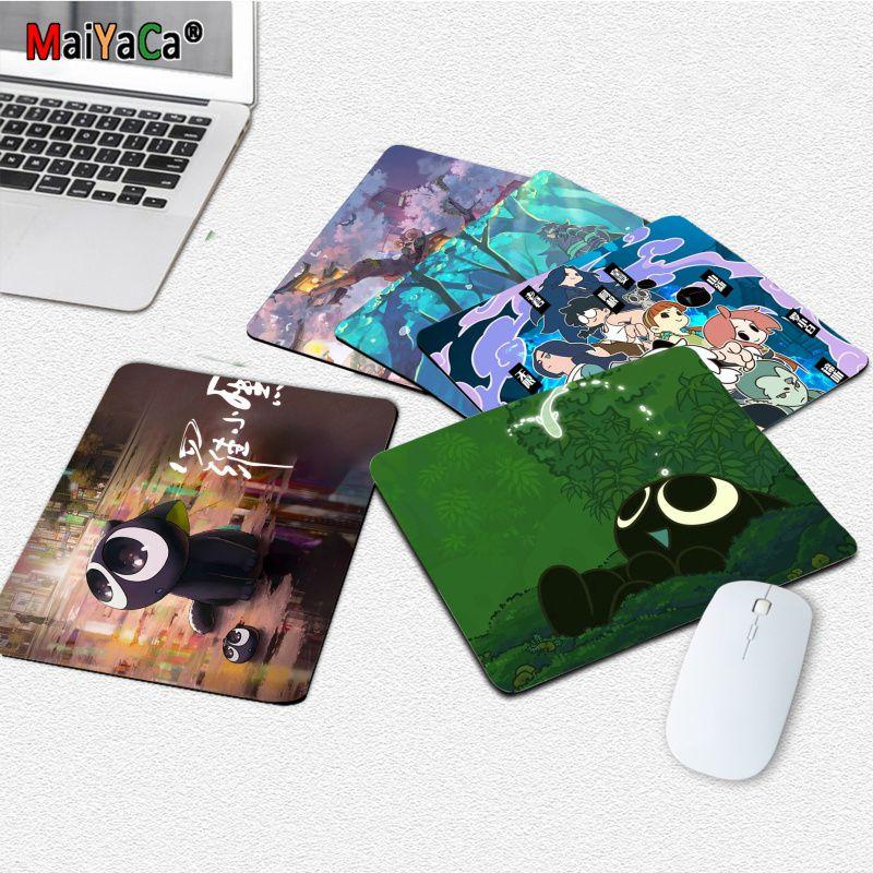 The Legend of LUOXIAOHEI Mousepad Rubber Small Thickened Mouse Pad Gaming Keyboard Table Mat Office Decor for PC Mouse Carpet