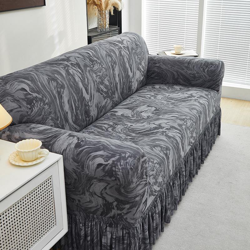 New Sofa Cover One Piece Elastic Universal Cover Two Person Universal Anti Cat Scratch and Dust Proof Sofa All Inclusive Cover