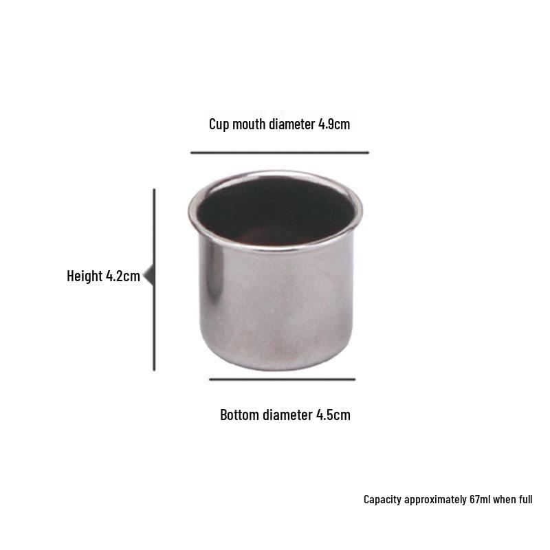 304 Stainless Steel Drop-proof Straight Cylinder Water Cup Without Handle.