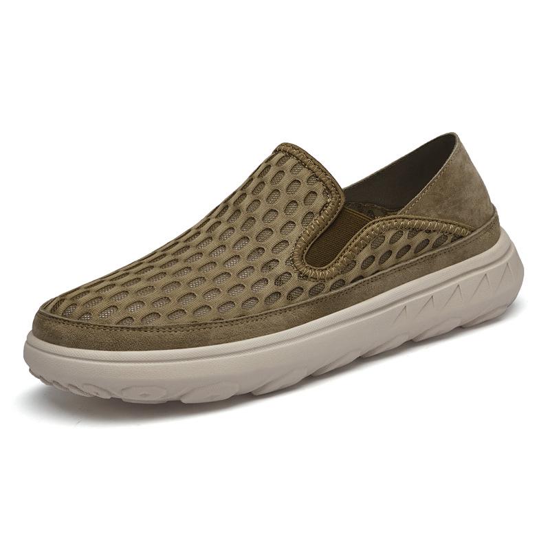 Men s Summer Slip-On Breathable Mesh Loafers - Lightweight & Fashionable 41