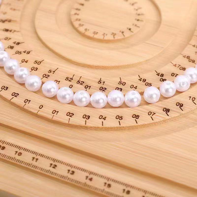 Multi-grid Wooden Beading Design Board for DIY Bracelets and Jewelry Crafting