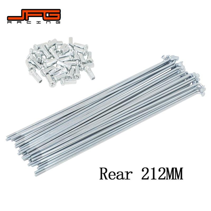 Motorcycle 19 inch 216mm Front 212mm Rear Wheel Spokes With Nipples For Surron Sur Ron Light Bee Lightbee X S Electric Dirt Bike