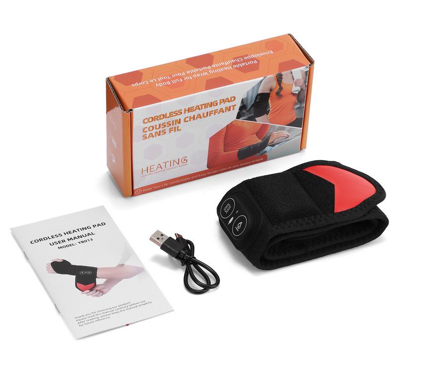 Infrared Heating & Vibration Wrist Brace with 36 Red Light Beads