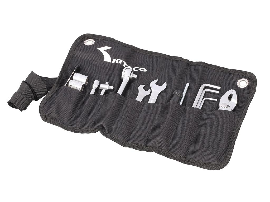 KITACO Portable Tool Set with Ratchet Universal Handle, Fit, 674-0610100