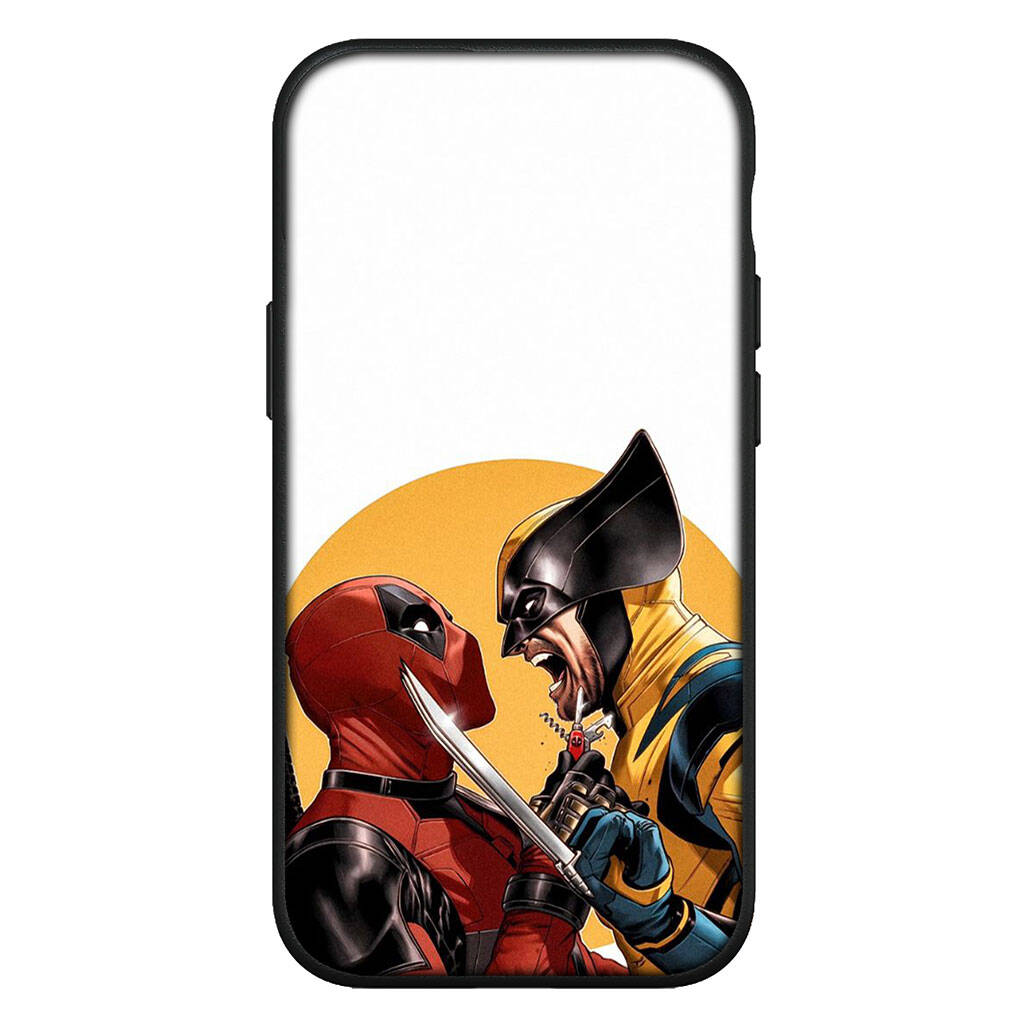 Cover for iPhone 17 16 15 Xiaomi Poco Redmi Note 14 13 12 11 Pro Max 9 16e Samsung Galaxy S25 S24 S23 OPPO Huawei Deadpool Comics Wolverine Phone Case