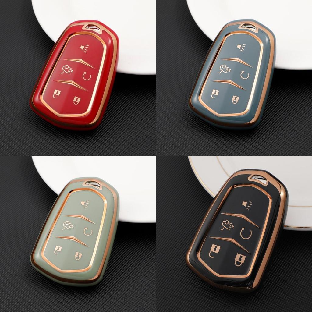 5/4 Bottons Phnom Penh  Fashion Car Smart Remote Key Case Cover Shell for Cadillac ATS XTS XT5 XT4 CT6 XT6 CTS DTS ESV STS ELR Accessories
