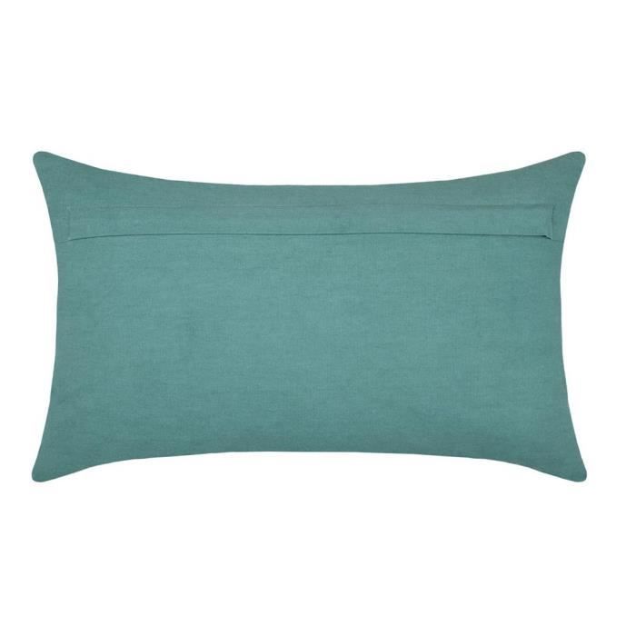 Coussin décoratif - Les animaux de Tom - 30 x 50 cm - Déhoussable - Motif campagne - Intérieur