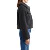 UGG Collar Button Chest Pocket Long Sleeve Fleece Coat Women outerwear 1171459-INK